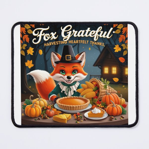 Item preview, Retro Fox Feasts on Grateful Harvests designed and sold by Bilikaru.
