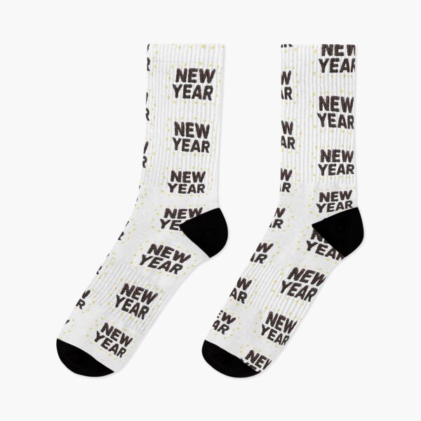 Item preview, New year text with star frame on transparent background, AI generated designed and sold by dvoevnore.