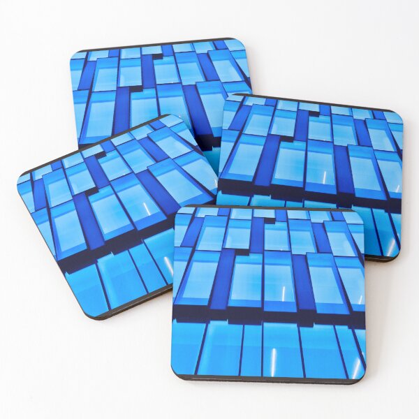 Item preview, Blue glass facade – Urban mirror / Swiss Artwork Photography designed and sold by Raphael Wolf.