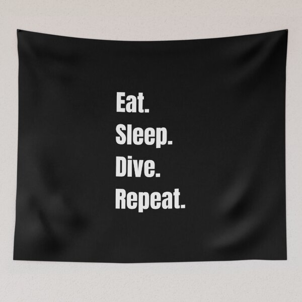 Item preview, Eat. Sleep. Dive. Repeat. – Underwater Hockey Lifestyle designed and sold by Ivy-Triggs.