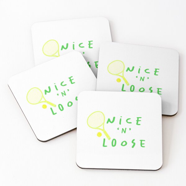 Item preview, Nice 'n' loose Tennis advice with racquet and ball designed and sold by ArtyMargit.