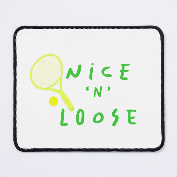 Item preview, Nice 'n' loose Tennis advice with racquet and ball designed and sold by ArtyMargit.