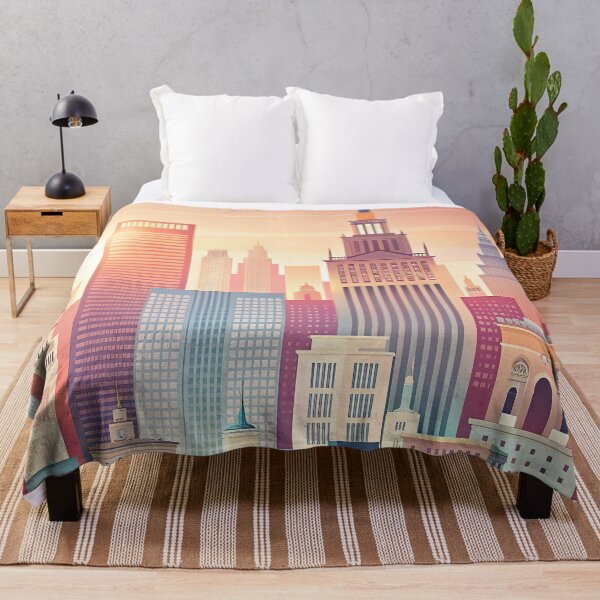Item preview, Minimalist skyline of warsaw designed and sold by paulrommer.