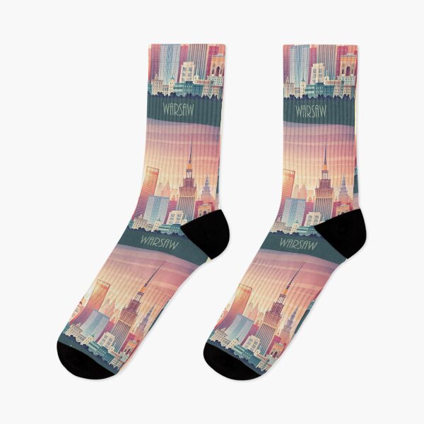 Item preview, Minimalist skyline of warsaw designed and sold by paulrommer.
