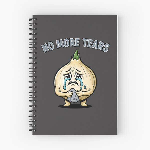 Item preview, No More Tears – Funny Crying Onion Cartoon Emotional Humor Design designed and sold by hn79.