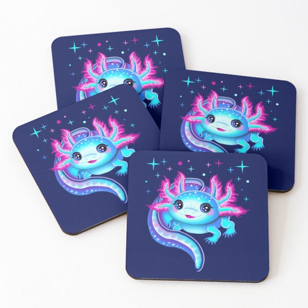 Item preview, Cute Axolotl Galaxy Starry Sky designed and sold by LESSILU.