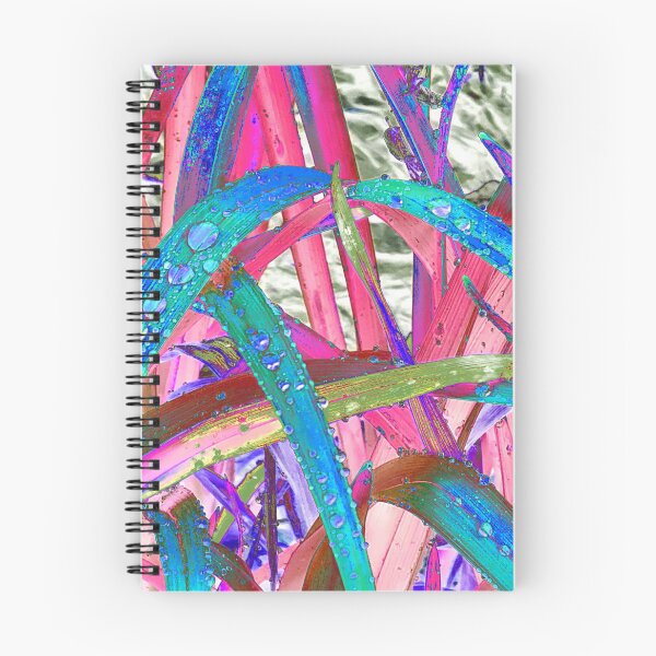 Item preview, Abstract Macro Raindrops on Teal, Blue & Pink Leaves designed and sold by SXW Designs.