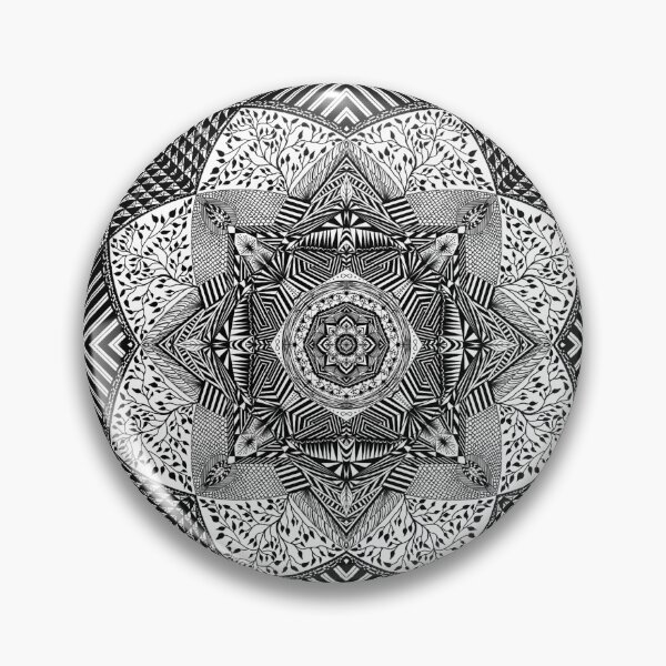 Item preview, Intuitive Mandala — Organic and symmetric symbolic designed and sold by MelZahrArt.