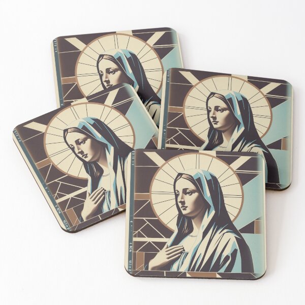 Item preview, Modern Saint Serenity, Holy Grace – Art Deco Style designed and sold by KiraChie.