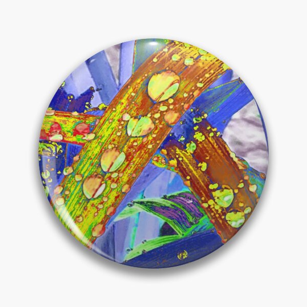 Item preview, Abstract Macro Raindrops on Yellow, Red & Indigo Leaves designed and sold by SXW Designs.