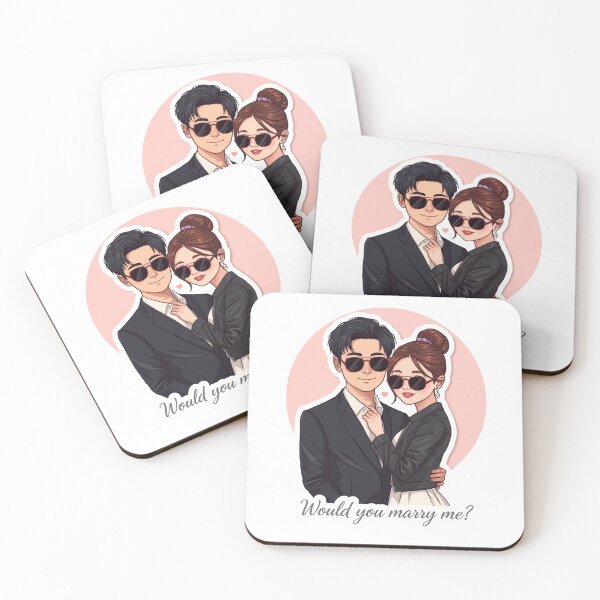 Item preview, Would You Marry Me? – Korean Couple Love Phone Case designed and sold by loccotown168.