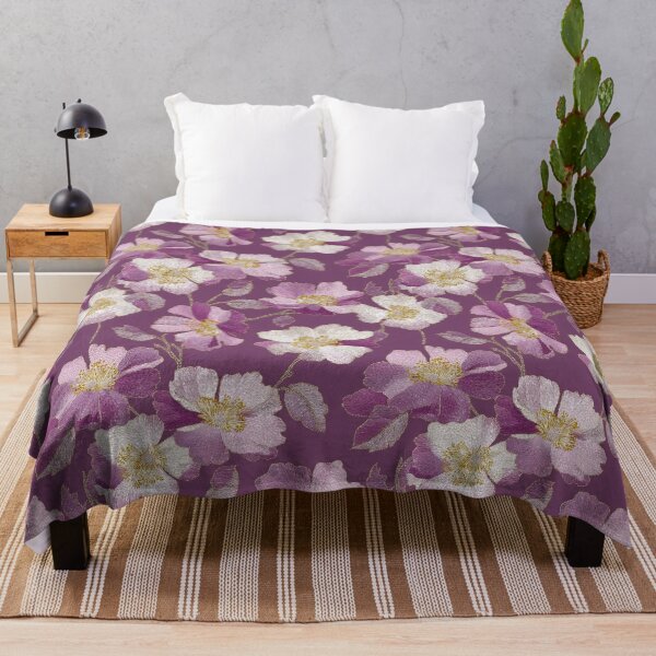 Item preview, Colorful Petaled Floral Embroidered Print For Summer Birthday designed and sold by RoyalStarsPatts.