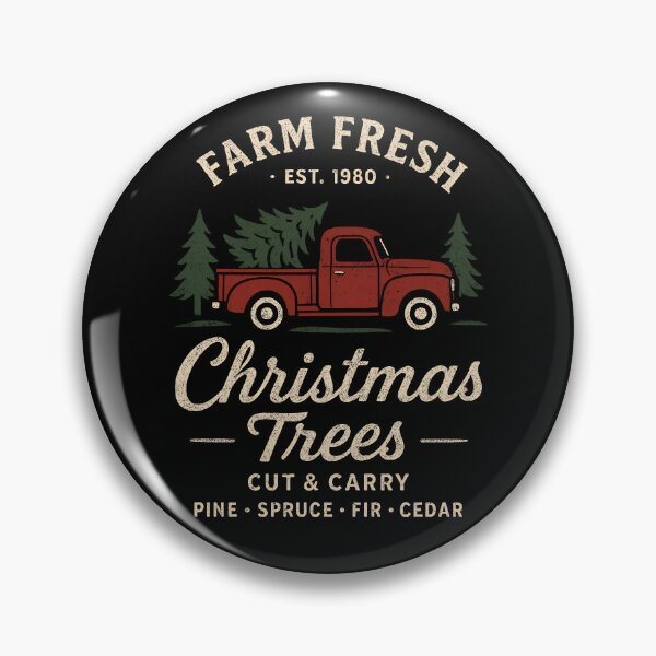 Item preview, Farm Fresh Christmas Trees – Vintage Red Truck Holiday Farmhouse designed and sold by Imaginationbeyond.