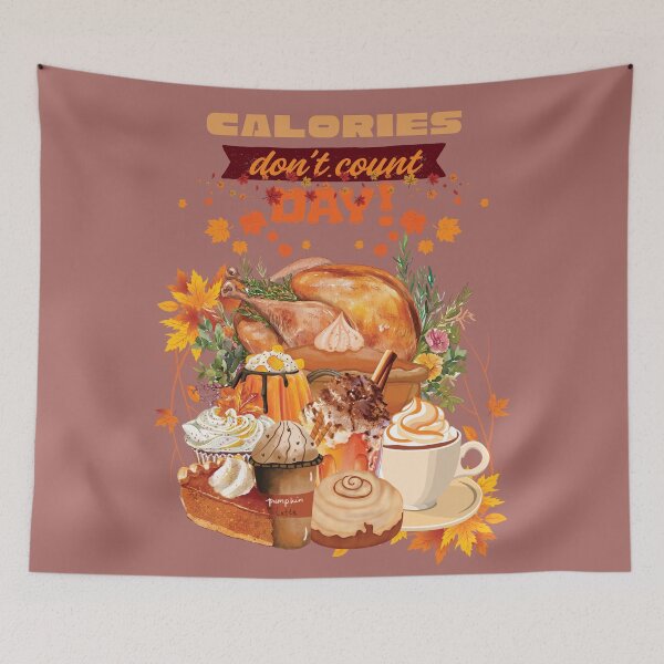Item preview, Funny Calories Don't Count Day designed and sold by HappyHavenStu.