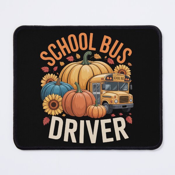 Item preview, Autumn School Bus Driver Fall Thanksgiving  designed and sold by NewIdeasSArt.