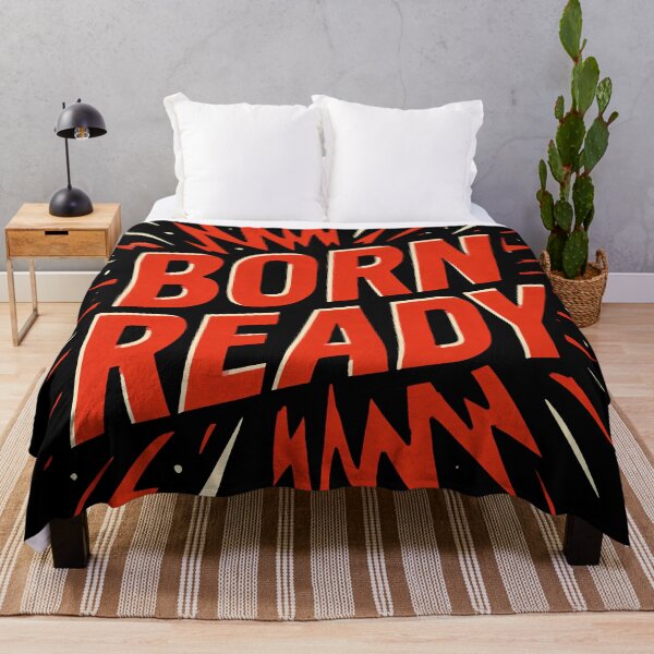 Item preview, Born Ready Bold Typographic Energy Burst designed and sold by Ombrya.