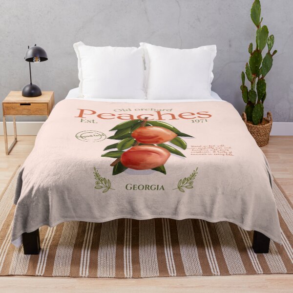 Item preview, Old Orchard Peaches – Vintage Farmers Market Fruit Design designed and sold by CozyArtCo.
