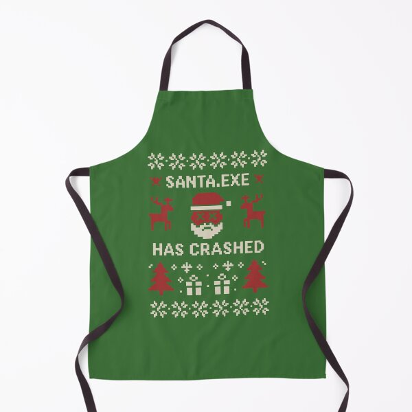 Item preview, SANTA.EXE Has Crashed – Funny Developer Christmas Pixel Art designed and sold by Tattee.