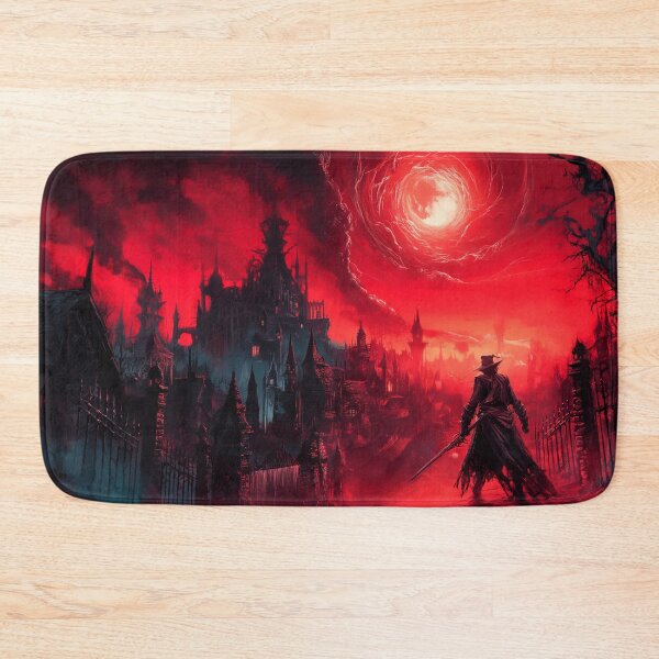 Item preview, Blood Moon, Eclipse, Gothic, Horror, Dystopia, Lovecraft Inspired,  designed and sold by FantasyPrintVM.