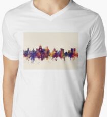 Galway Ireland Skyline Men's V-Neck T-Shirt