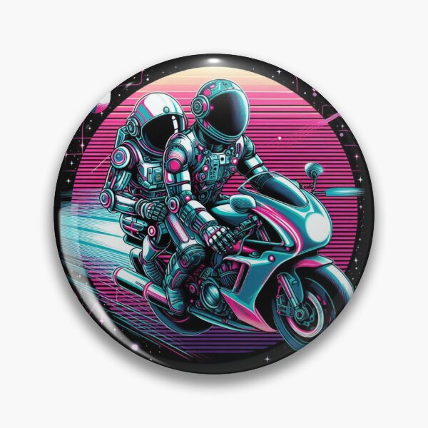 Artikelvorschau, „Kosmische Reiter: Neon-Astronauten auf einer Synthwave-Reise“ entworfen und verkauft von Dogandesighn.