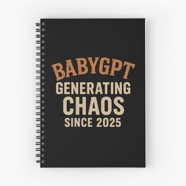 Item preview, BabyGPT Generating Chaos Since 2025 designed and sold by DemureArtsy.