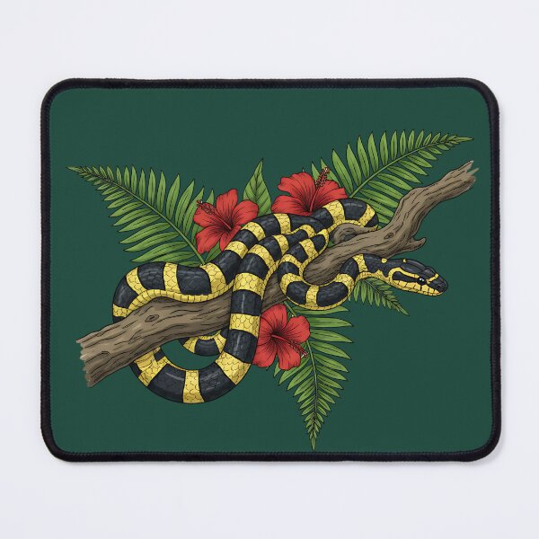 Item preview, Banded Krait Among Jungle Ferns designed and sold by BirdsnStuff.