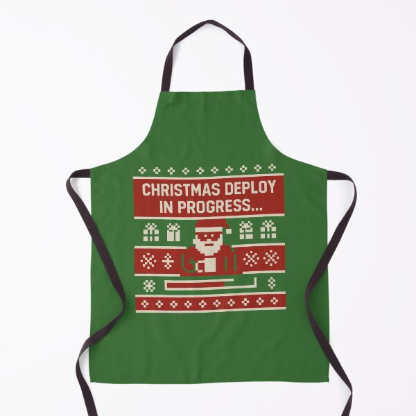 Item preview, Christmas Deploy in Progress – DevOps Holiday Pixel Art Design designed and sold by Tattee.