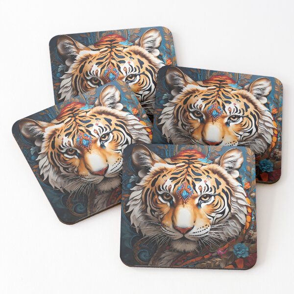 Item preview, Boho Tiger Portrait designed and sold by FocusedArt.