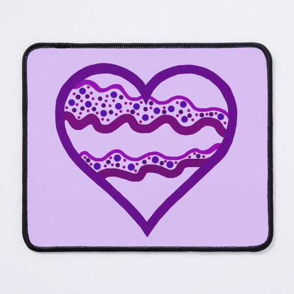 Item preview, Abstract Mauve Heart designed and sold by Pandaerable.