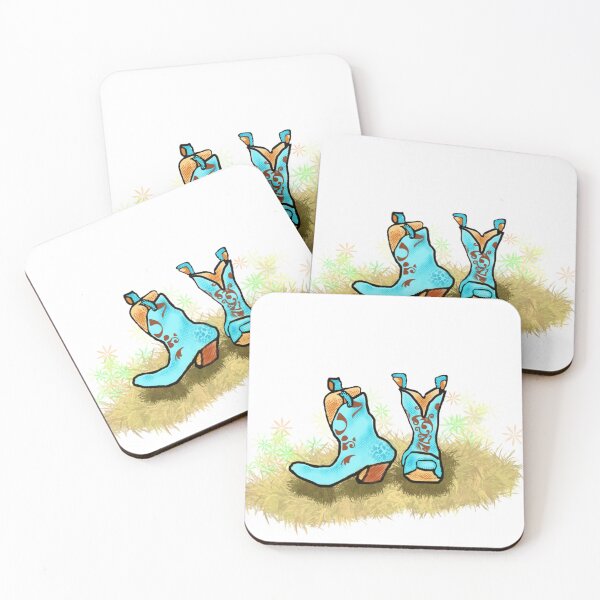 Item preview, Cowboy boots in the hay,  Customisable  designed and sold by JeNoire.