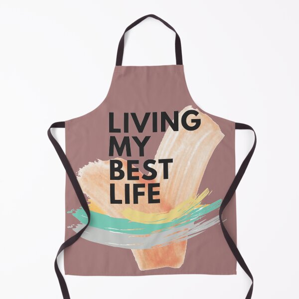 Item preview, Living My Best Life - Positive Vibes Quote Design designed and sold by Elhelaly.