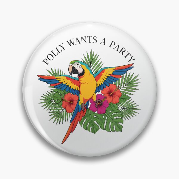 Item preview, Polly Wants a Party Macaw Tropical T-Shirt designed and sold by kAdam5.