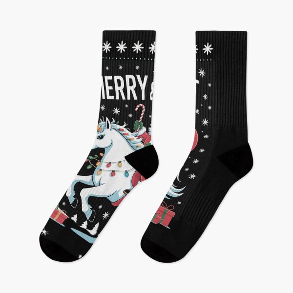 Item preview, Ugly Xmas Style Santa Riding Unicorn Christmas  designed and sold by MathisBellanger.