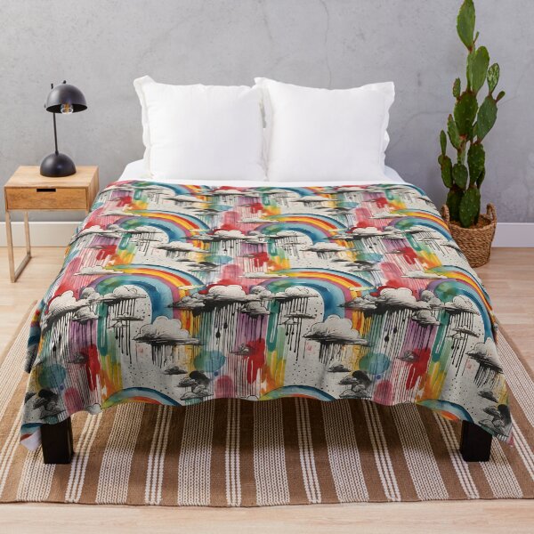 Item preview, Urban Sunset Cityscape Rainbow designed and sold by Dream Garden.