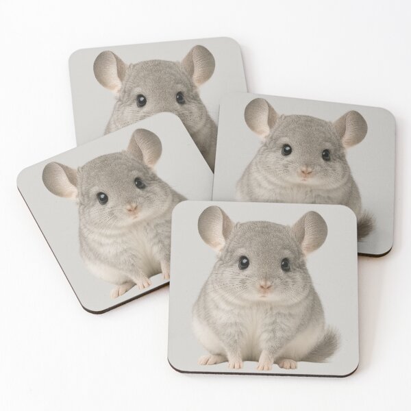 Item preview, Cute Chinchilla – Baby Small Animal Art designed and sold by LiLeDesigns.