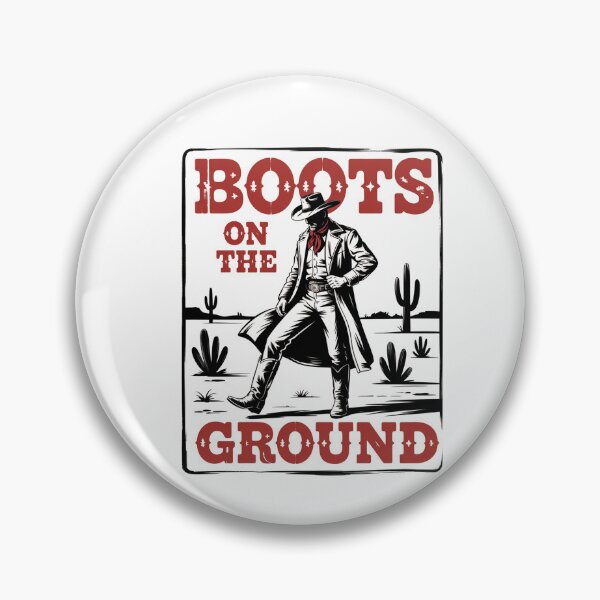 Item preview, Cowboy Boots On Da Ground Western designed and sold by NewIdeasSArt.