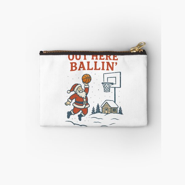 Item preview, Out Here Ballin’ Santa – Funny Basketball Christmas designed and sold by Imaginationbeyond.