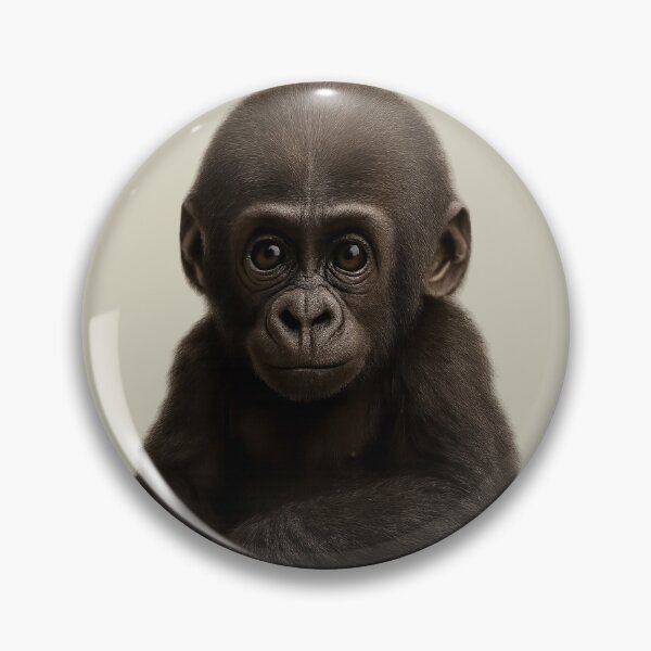 Item preview, Cute Baby Gorilla – Wildlife Animal Art designed and sold by LiLeDesigns.