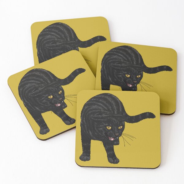 Item preview, Angry Cat Black designed and sold by Art by Veya.