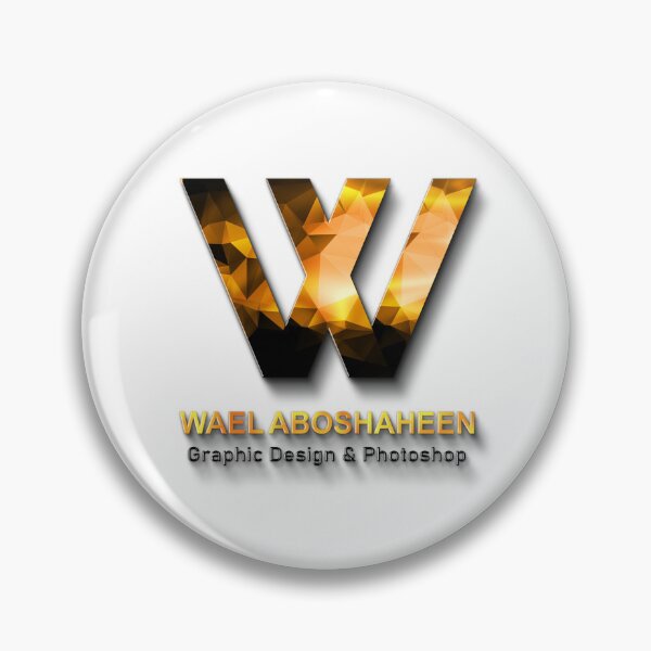 Item preview, Wael Abo Shaheen Logo | Graphic Design T-shirt | Minimal Creative Style Sticker designed and sold by Wael.design369.