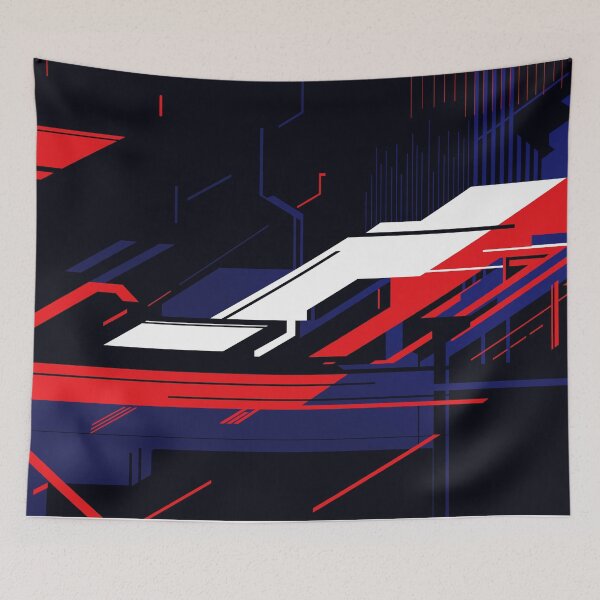 Item preview, Cyberpunk style tech lines designed and sold by FantasyPrintVM.