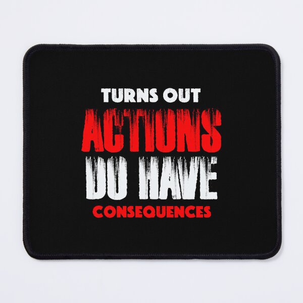 Item preview, Turns Out Actions Do Have Consequences | Funny Sarcastic Quote | Karma HumorCAW-F Funny Chicken Cartoon | Clean Sarcastic Pun Humor Animal  designed and sold by Cree8if.