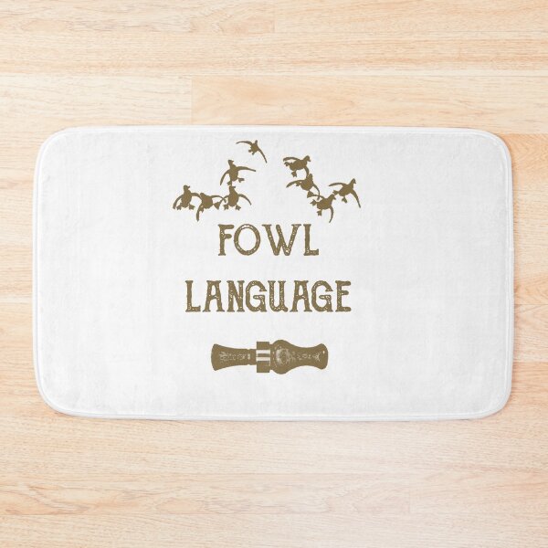 Item preview, Fowl Language By Funny As Duck designed and sold by FunnyAsDuck.