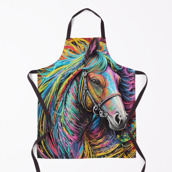 Item preview, Colourful Horse Portrait  designed and sold by FocusedArt.