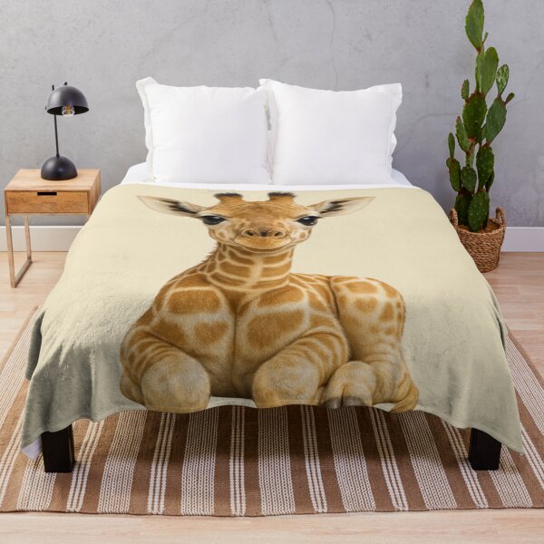 Artikelvorschau, Cute Baby Giraffe – Safari Animal Art entworfen und verkauft von LiLeDesigns.