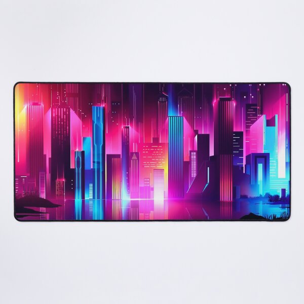 Item preview, Cyberpunk City Retrowave designed and sold by FantasyPrintVM.