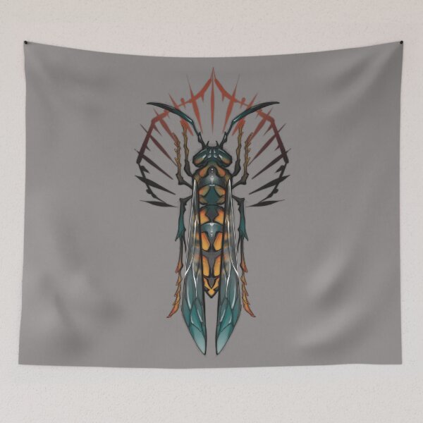 Item preview, Wasp tattoo illustration design designed and sold by stahlnagel.ttt.