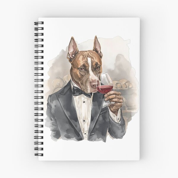 Item preview, Staffy Velvet & Vino | Funny Dog Wine Lover Gift designed and sold by Pixels & Paws.
