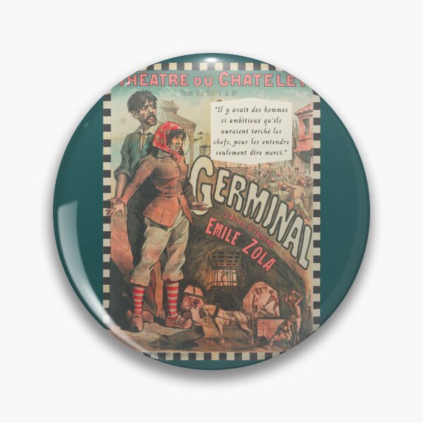Item preview, Émile Zola quote: Il y avait des hommes si ambitieux qu'ils auraient torché les chefs, pour les entendre seulement dire merci. designed and sold by artbleed.